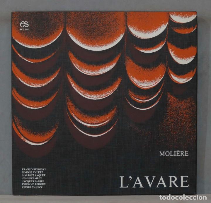 Vinyl records: CAJA LP. L&acute;Avare. MOLIERE. ROSAY
