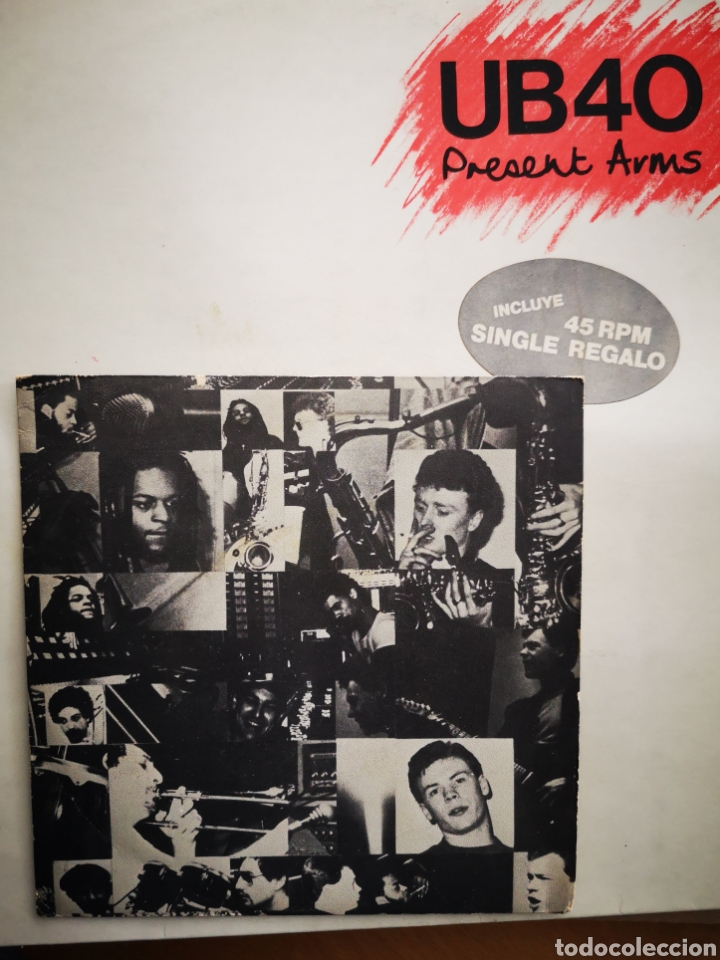 Discos de vinilo: UB 40 - LP PRESENT ARMS y SINGLE DONT WALK ON THE GRASS - Foto 3