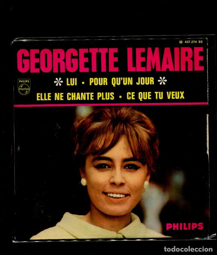 Discos de vinilo: Georgette Lemaire. lui etc. philips ep super raro - Foto 1
