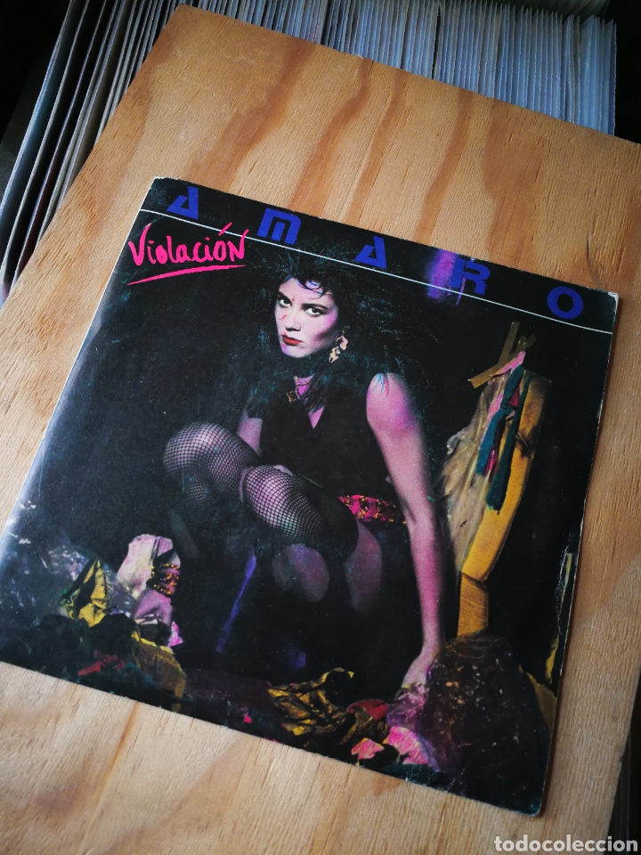 Disques de vinyle: SINGLE AMARO- VIOLACI&Oacute;N, PDI (SPAIN) 1986.