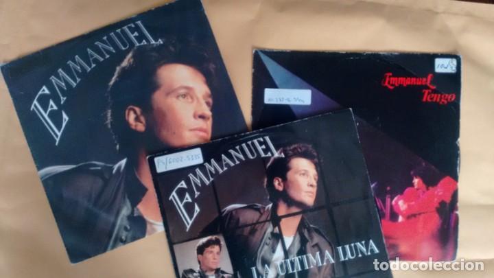 Discos de vinilo: LOTE DE 3 SINGLES ( VINILO) DE EMMANUEL - Foto 1