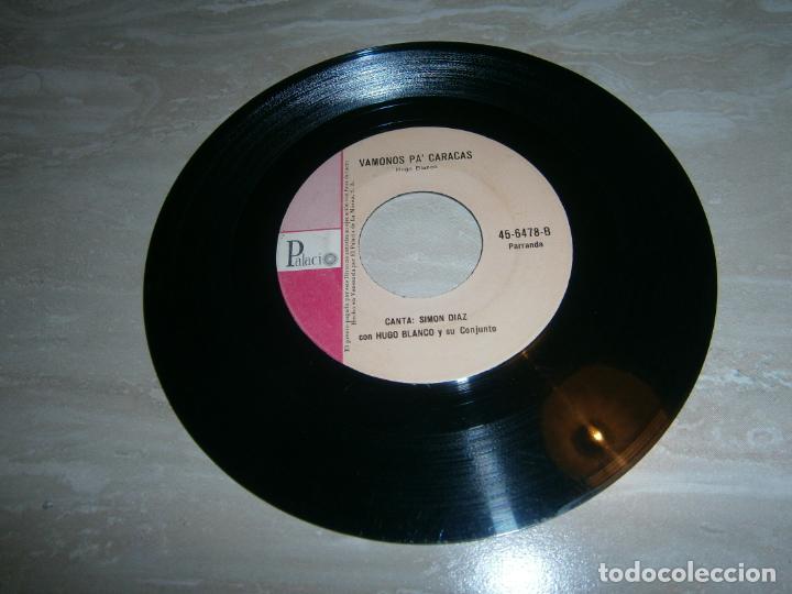 Discos de vinilo: ANTIGUO SINGLE - SIMON DIAZ CON HUGO BLANCO Y SU CONJUNTO - Foto 2