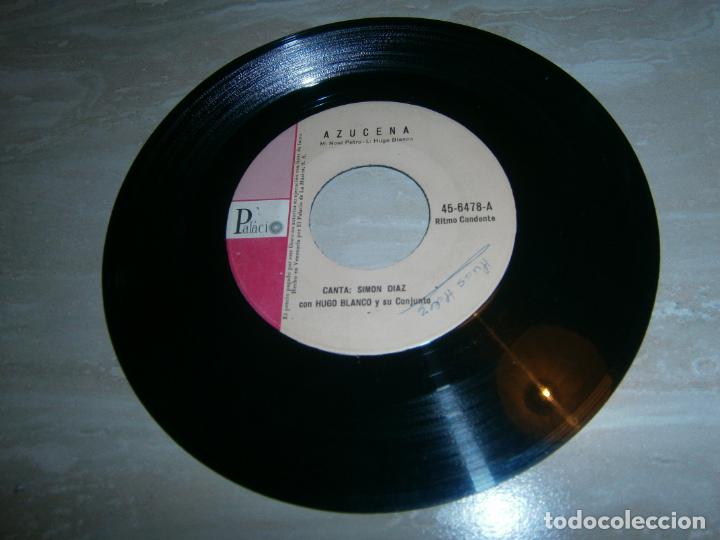 Discos de vinilo: ANTIGUO SINGLE - SIMON DIAZ CON HUGO BLANCO Y SU CONJUNTO - Foto 1