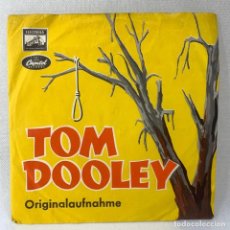 Discos de vinilo: SINGLE DIE NILSEN BROTHERS - TOM DOOLEY - ALEMANI A- AÑO 1959. Lote 342098388