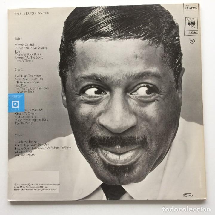 Discos de vinilo: Erroll Garner &lrm;&ndash; This Is Erroll Garner , 2 lps Holanda 1973 CBS - Foto 2