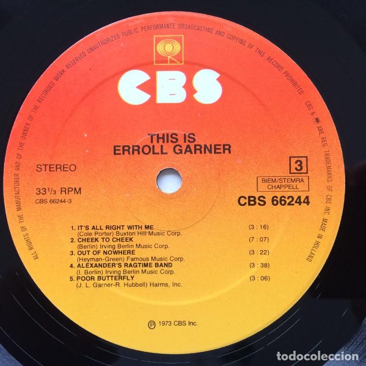 Discos de vinilo: Erroll Garner &lrm;&ndash; This Is Erroll Garner , 2 lps Holanda 1973 CBS - Foto 6
