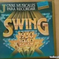 Discos de vinilo: JOYAS MUSICALES SWING 1930-1940 (3LPS) BOX CAJA. BENNY GOODMAN COUNT BASIE GLENN MILLER RAY CHARLES. Lote 342113163