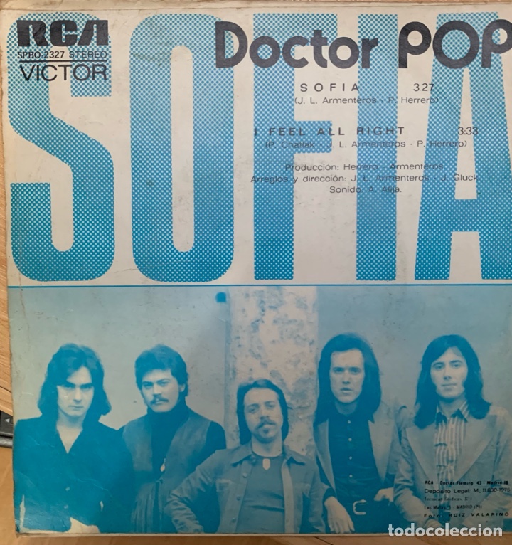 bred Overbevisende isolation single censurado en 1975 'sofía' de doctor pop - Buy Vinyl Singles of  Spanish Bands of the 70s and 80s on todocoleccion