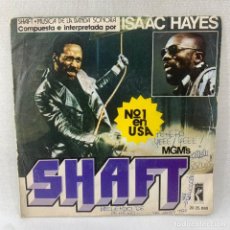 Discos de vinilo: SINGLE ISAAC HAYES - BSO SHAFT - ESPAÑA - AÑO 1971. Lote 342232928
