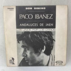 Discos de vinilo: SINGLE PACO IBAÑEZ - DON DINERO + INSERT - ESPAÑA - AÑO 1968. Lote 342233943