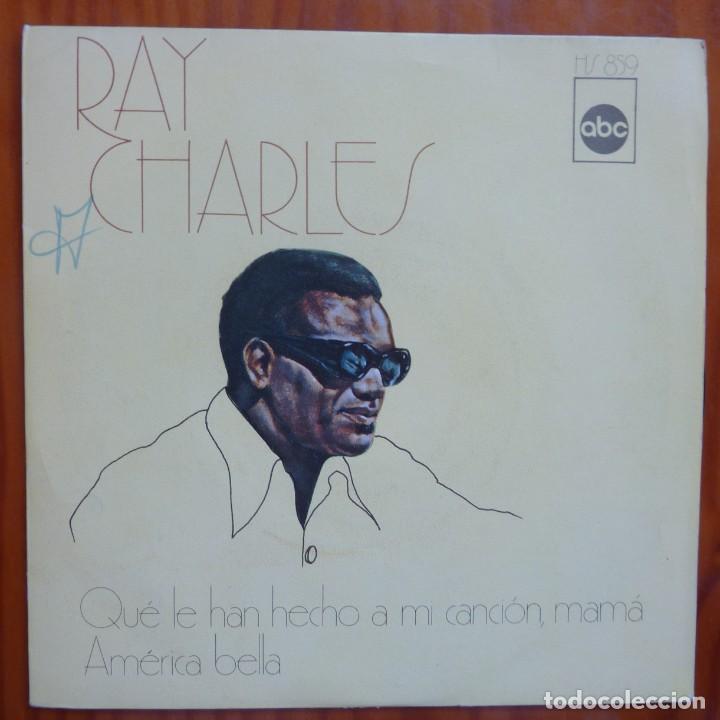 Discos de vinilo: RAY CHARLES / QUE LE HAN HECHO A MI CANCION / 1972 / SINGLE - Foto 1