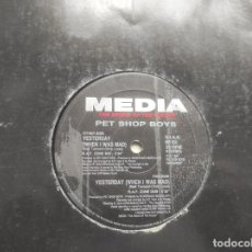 Dischi in vinile: PET SHOP BOYS - YESTERDAY (WHEN I WAS MAD) - 12'' MAXISINGLE MEDIA 1994. Lote 342249848