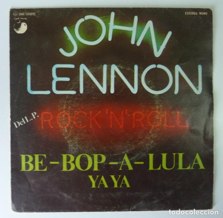 Discos de vinilo: JOHN LENNON // BE-BOP-A-LULA // 1975 // SINGLE - Foto 1