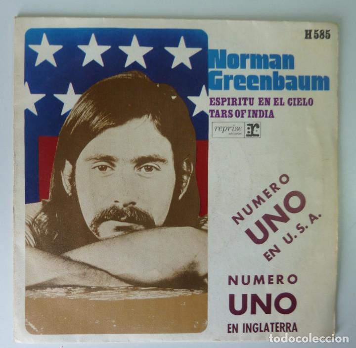 Discos de vinilo: NORMAN GREENBAUM // ESPIRITU EN EL CIELO // 1970 // SINGLE - Foto 1