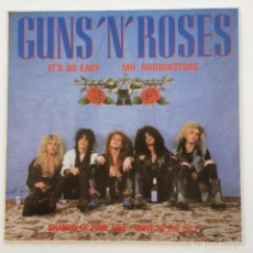 Discos de vinilo: GUNS 'N' ROSES* ‎– IT'S SO EASY , GERMANY 1987 GEFFEN RECORDS MAXI 45RPM