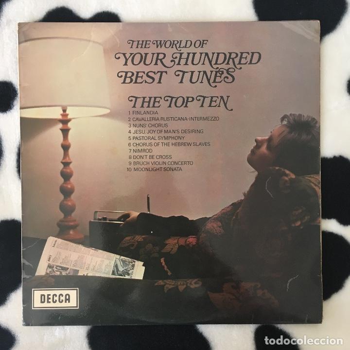 Disques de vinyle: DISCO VINILO LP - VVAA THE WORLD OF YOUR HUNDRED BEST TUNES TOP TEN - DECCA SPA112 1970 ZAL10236