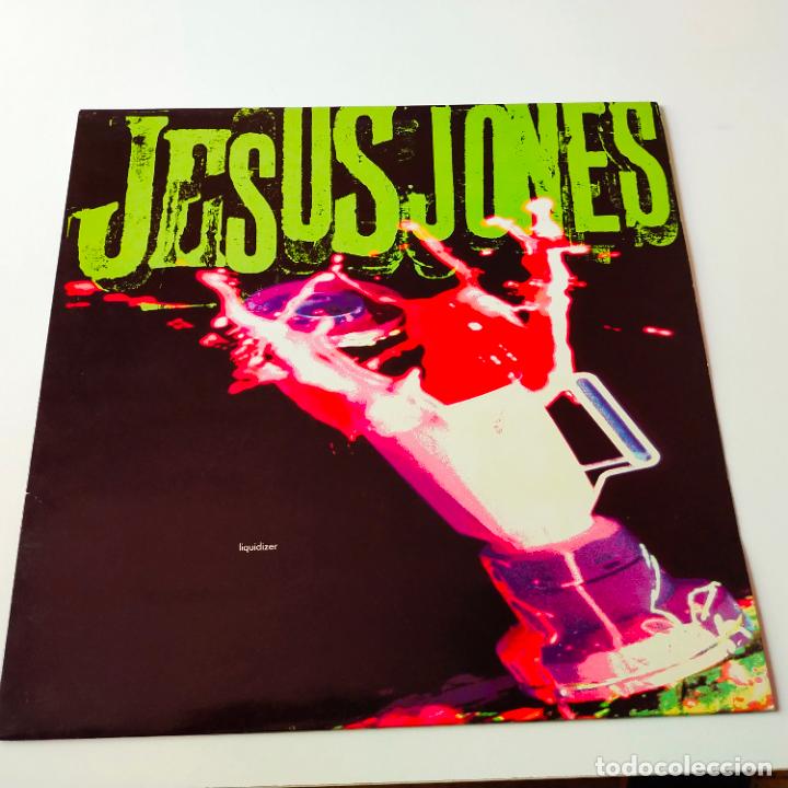 Discos de vinilo: JESUS JONES - LIQUIDIZER- UK LP 1989 + INSERT. - Foto 1