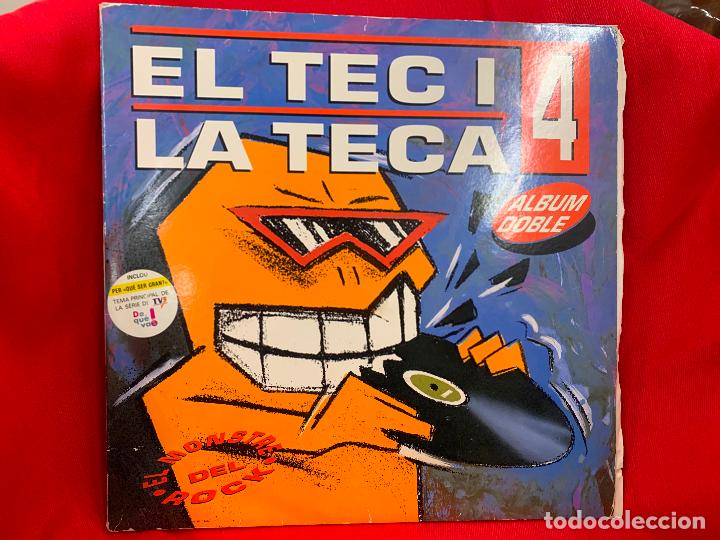 Discos de vinilo: EL TEC I LA TECA 4. Disco doble de Rock catal&agrave; . Disco de vinilo - Foto 1