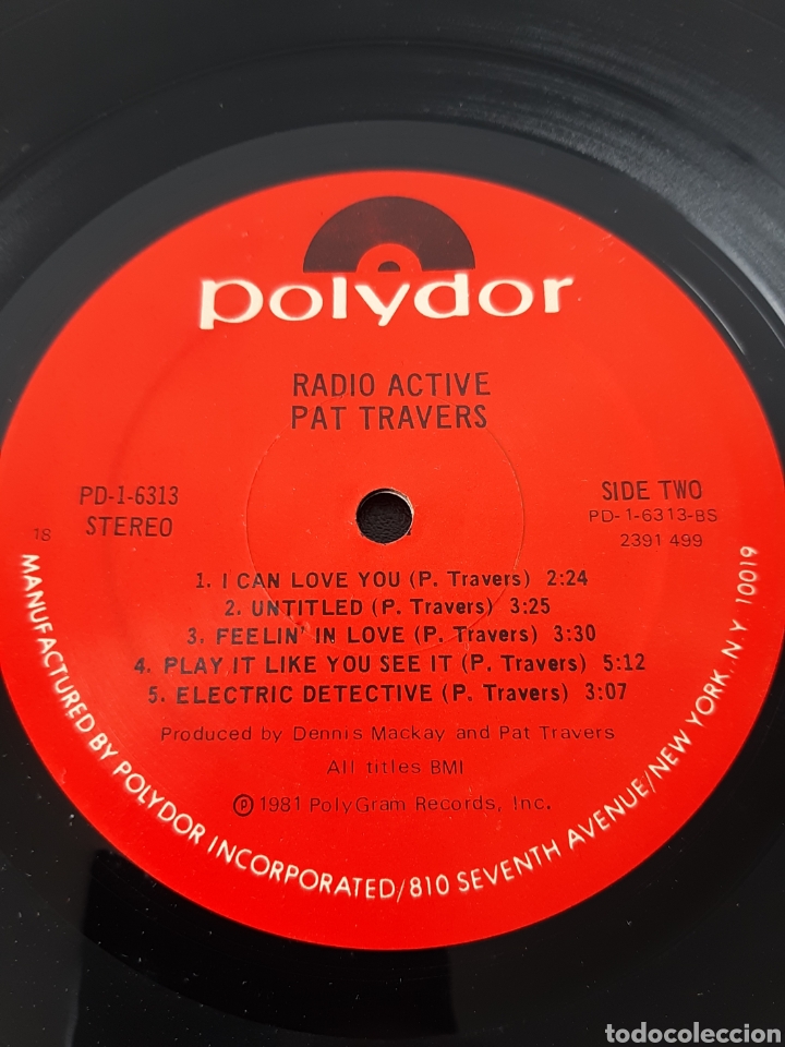 Discos de vinilo: *Pat Travers&nbsp;&ndash;&nbsp;Radio Active. U.S.A. 1981. - Foto 7
