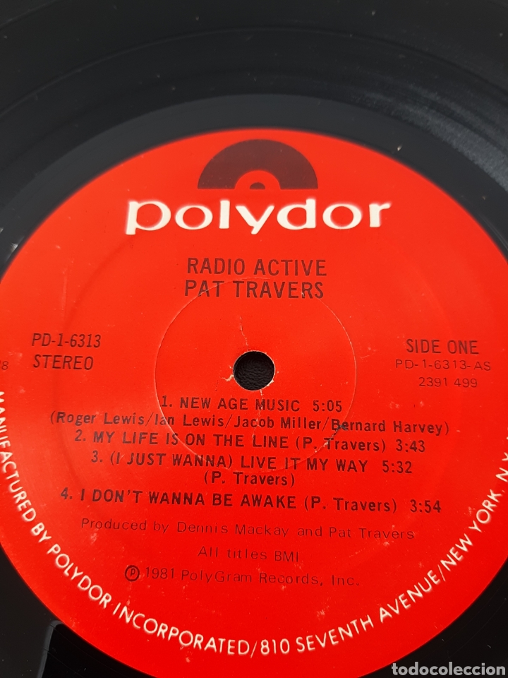 Discos de vinilo: *Pat Travers&nbsp;&ndash;&nbsp;Radio Active. U.S.A. 1981. - Foto 8