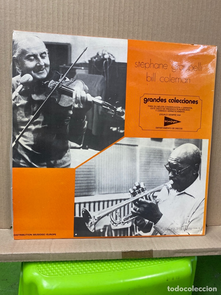 Discos de vinilo: 2xLP ST&Eacute;PHANE GRAPPELLI feat. BILL COLEMAN. LES GRANDS CLASSIQUES DU JAZZ (Gatefold) - Foto 2