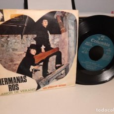 Discos de vinilo: SG HERMANAS ROS ( GERMANES ROS ) : AMOR DE VERANO. Lote 342418213