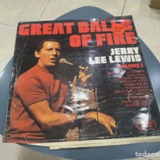 Discos de vinilo: DISCO DE VINILO JERRY LEE LEWIS GREAT BALLS OF FIRE, VOLUMEN I. Lote 342423483