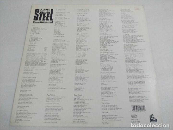 Discos de vinilo: THE LEATHER NUN STEEL/CONSTRUCTION/VINILO. - Foto 3