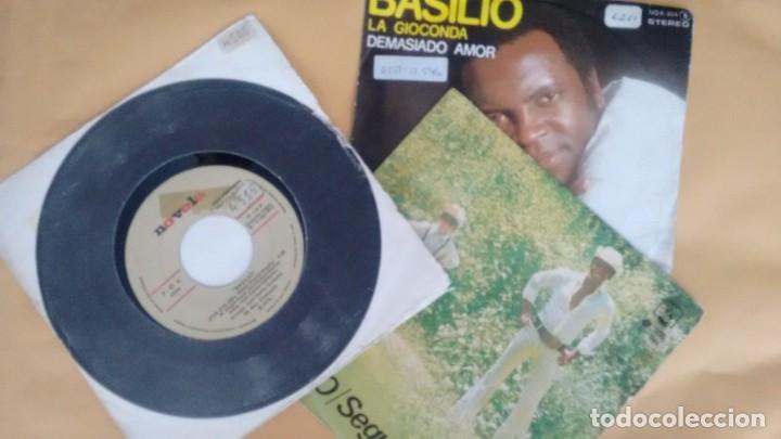 Discos de vinilo: LOTE DE 3 SINGLES ( VINILO) DE BASILIO - Foto 1