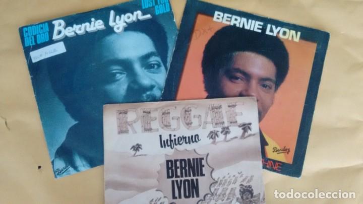 Discos de vinilo: LOTE DE 3 SINGLES ( VINILO) DE BERNIE LYON - Foto 1