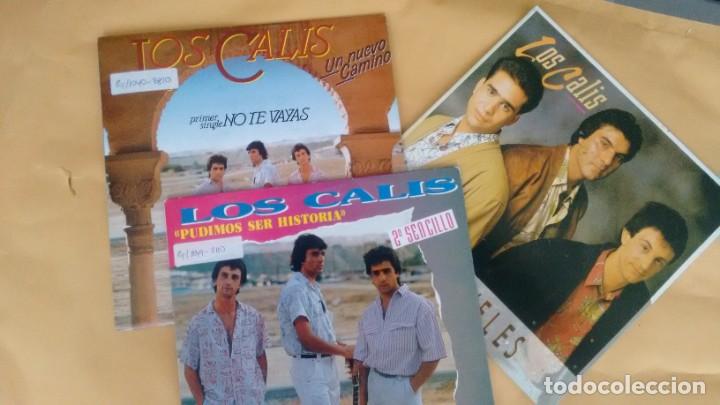 Discos de vinilo: LOTE DE 3 SINGLES ( VINILO) DE LOS CALIS - Foto 1