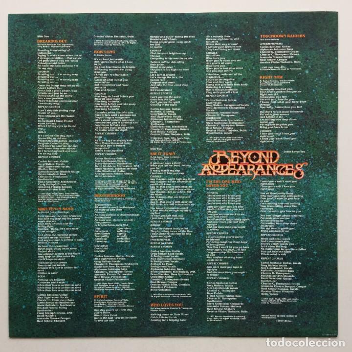 Discos de vinilo: Santana &lrm;&ndash; Beyond Appearances , Holanda 1985 CBS* - Foto 4