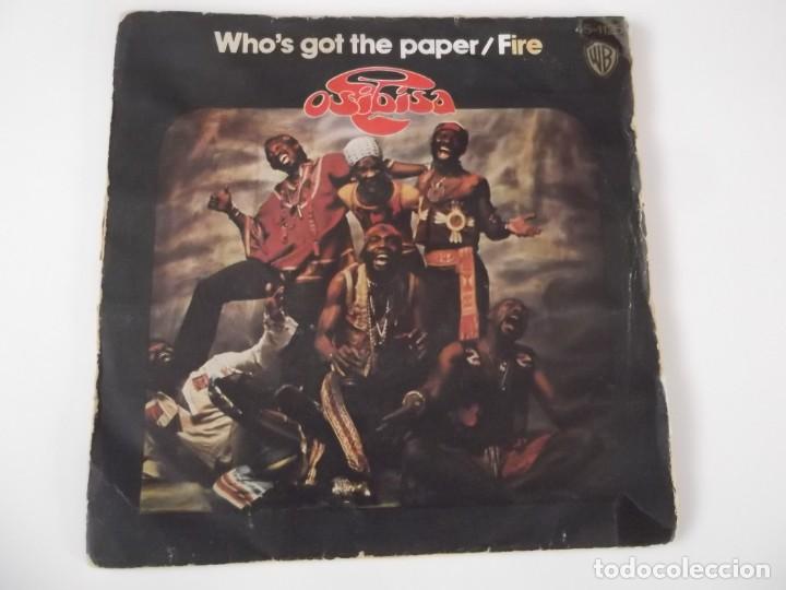 Discos de vinilo: OSIBISA - WHOS GOT THE PAPER / FIRE - Foto 1