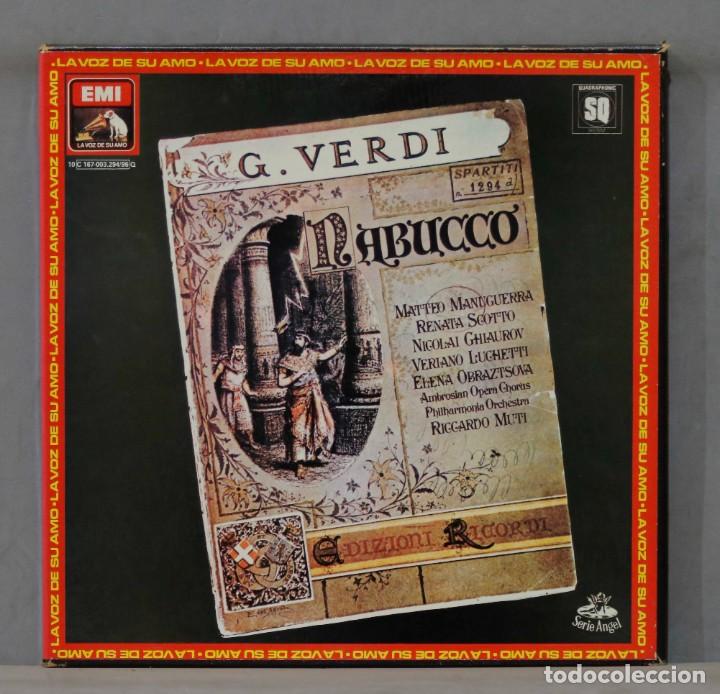 Discos de vinilo: CAJA LP. NABUCCO. VERDI. MUTI - Foto 1