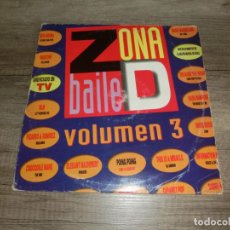 Discos de vinilo: ZONA DE BAILE VOLUMEN 3 - RECOPILATORIO (2LPS). Lote 342487978