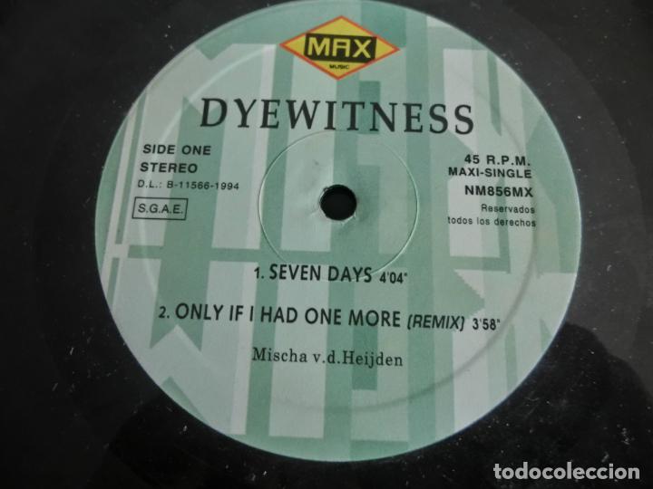 Discos de vinilo: Dyewitness - Seven days - Foto 3