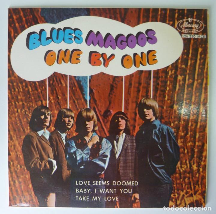 Discos de vinilo: BLUES MAGOOS // ONE BY ONE+3 // 1967 // EP - Foto 1