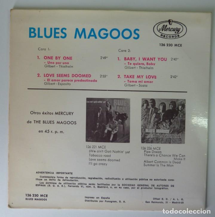 Discos de vinilo: BLUES MAGOOS // ONE BY ONE+3 // 1967 // EP - Foto 2