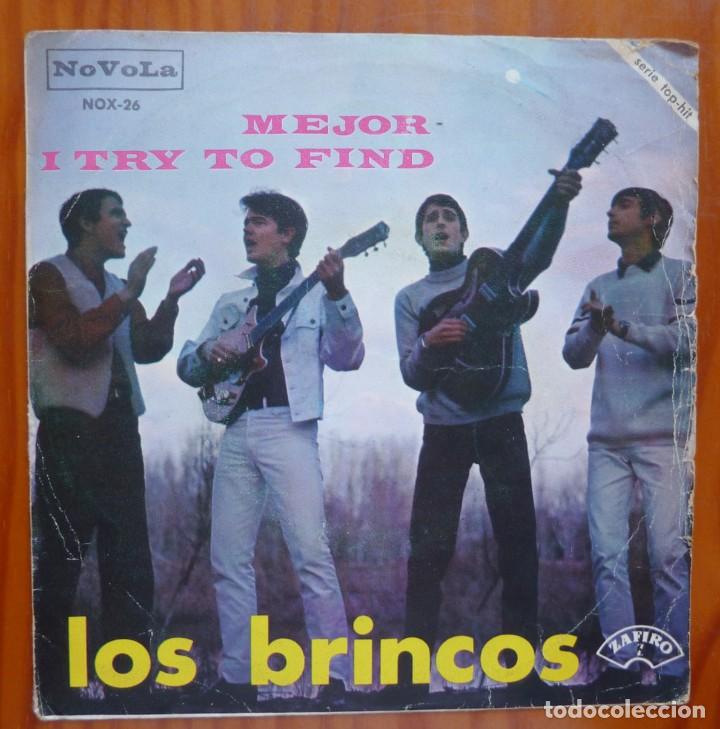 Discos de vinilo: LOS BRINCOS / MEJOR / 1966 // SINGLE - Foto 1