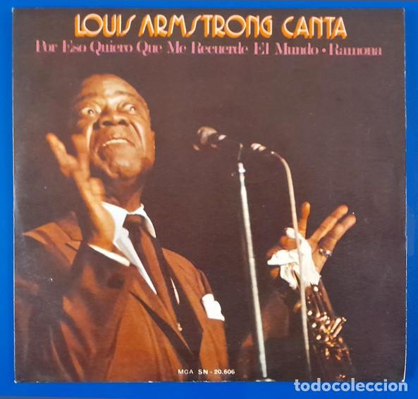 Discos de vinilo: Louis Armstrong canta - Foto 1