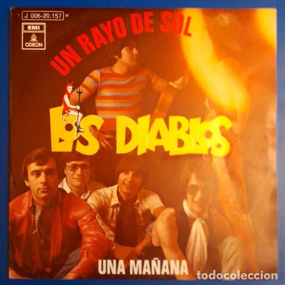 Discos de vinilo: Los diablos - Un rayo de sol - Foto 1