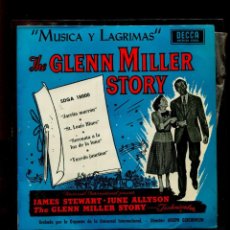 Discos de vinilo: C- MUSICA Y LAGRIMAS, GLENN MILLER STORY. DECCA 1966. EP