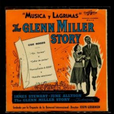 Discos de vinilo: C- MUSICA Y LAGRIMAS. GLENN MILLER STORY. COLUMBIA 1957. EP BUENO