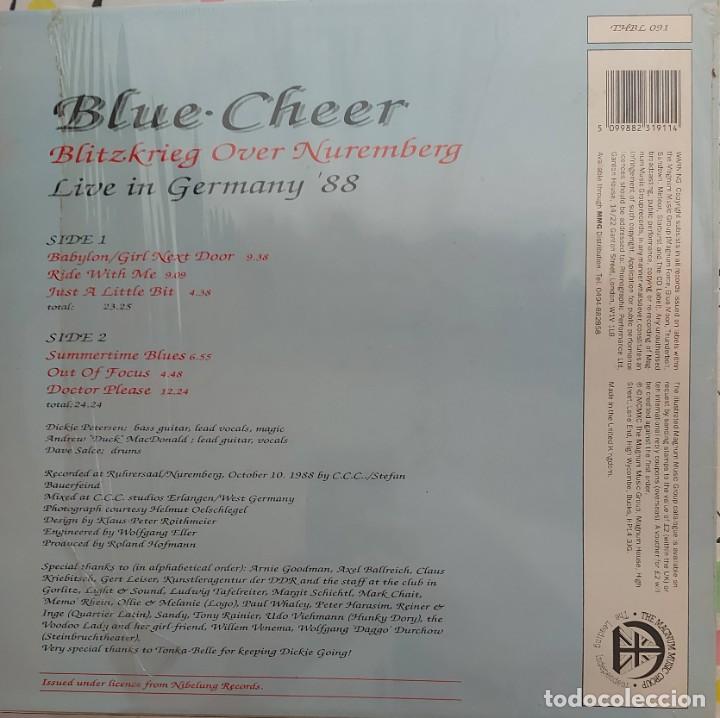 Discos de vinilo: BLUE CHEER - BLITZKRIEG OVER NUREMBERG (1989) - Foto 2