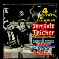 Discos de vinilo: C- 4 EXITOS DE PELÍCULAS. FERRANTE TEICHER. UNITED ARTISTS. 1961 EP