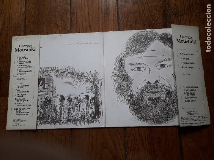 Discos de vinilo: Georges Moustaki - concert - Foto 2