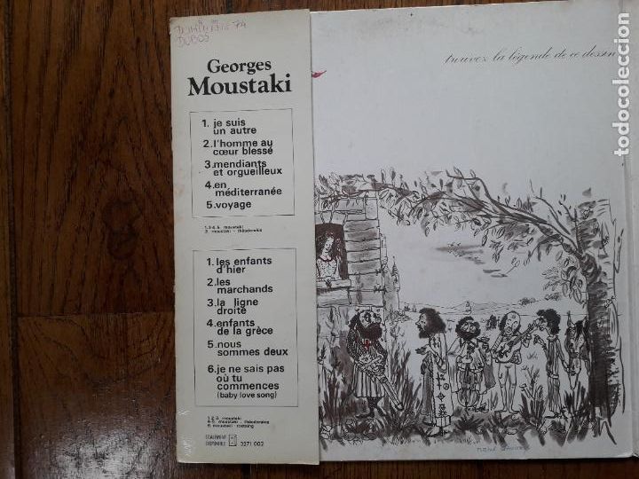 Discos de vinilo: Georges Moustaki - concert - Foto 3
