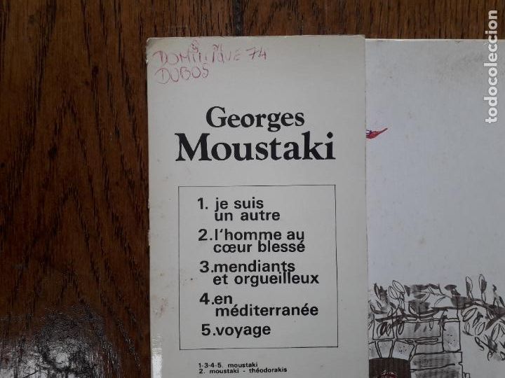 Discos de vinilo: Georges Moustaki - concert - Foto 4