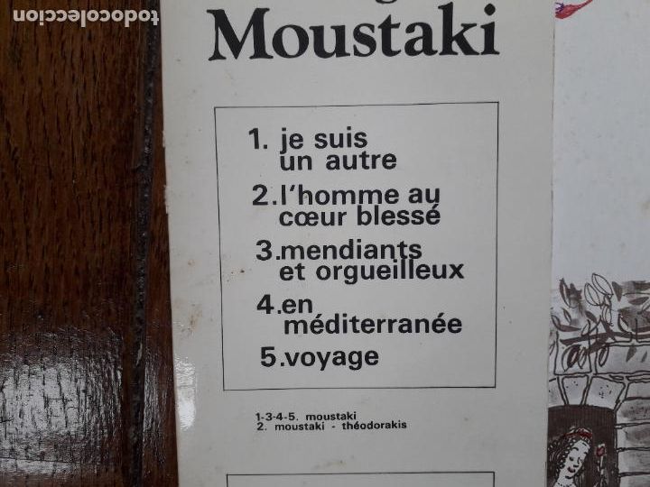 Discos de vinilo: Georges Moustaki - concert - Foto 9