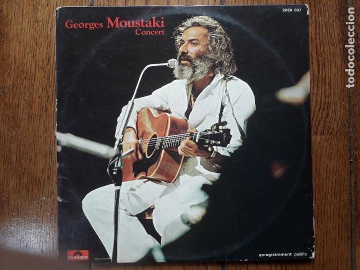Discos de vinilo: Georges Moustaki - concert - Foto 1